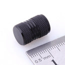 4pcs Aluminum Alloy Auto Car Tire Tyre Wheel Valve Stem Caps Dust Covers Black