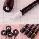 Non Slip Coated Spinning Pen Rolling Pen Ball Point Improve Learning SuppliS Ew