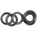 24pcs Circle Round Carabiner Camp Spring Snap Clip Hook Keychain Climbing