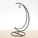 1 Piece Fashion Hand-made Iron Moon Shape Wedding Candle Holder Candlestick I7X4