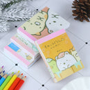 Cartoon Note Pad Pocket Portable Learning Note Supplies 100 Pages Memo Pad OZ