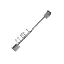 6 Hooks Kitchen Utensil Holder Hook Rail Stainless Steel Hanging Rack Holder