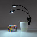 Music Stand Clip On 4Led Light Duel Twin.Reading Lamp`Usb Musician Teacher Gif3C