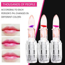 Flower Crystal Jelly Lipstick Temperature Change Color Lip Balm Waterproof  H3N1
