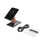 180 Degree Rotation Wood Grain Wireless Charging Stand 9V Charger Stand A#S