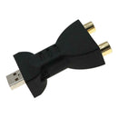 Portable USB Male to 2 RCA Female Video Power Adapter Converter HDTV 1 Piece