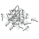 50x Plastic Hooks Drywall Hanger Non-Trace Nail for Cinder Block Brick Hardwood