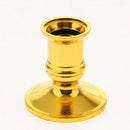 Set of 4 Golden Taper Candle Traditional Shape Fits for Standard Candlestick