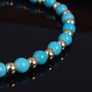 Punk Boho Turquoise Beads Anklets Tassels Bracelet Womens Foot Chain Anklet  SE