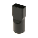 32mm Dia. Round to Square Neck Vacuum Cleaner Brush Nozzle Connector Adapter