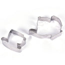 2Pcs/set Tea Cup and Tea Pot Shape Cookie Cutter DIY Biscuit StampsBakingToolsM&