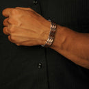 Mens Elegant Pure Copper Magnetic Therapy Link Bracelet Pain Relief for Art