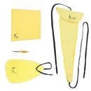 Alto Tenor Soprano Saxophone Care Kit, Cleaning Cloth Swabs Mouthpiece Brush for