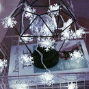 Outdoor 80 LED Snowflake String Light Christmas Party New Year Decor (10m) A
