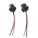 2pcs T20 7443 Car Bulb Holder Lamp Socket Adapter LED Side Light Connector A