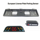 Car Parking Sensorreversing Radar European License Plate Camera Front Back