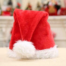 Creative Santa Claus Caps Hat with Plush Trim Cosy for Christmas Party Cost O0O2