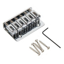 6 Saddle Hardtail Bridge Top Load 65mm for Electric Guitar + 5pcs Screws