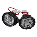 2pcs 6LED Motorcycle Headlight Spot Lights Head Lamp LED Front DC12V Driv FMP