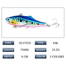 Whole 5 Color Sinking Vib Fishing Lok Ken Minnow Artificial Bait Vibration