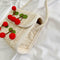 Summer Cherry Straw Messenger Bags Women Handbags Crossbody Shoulder Bag A#S