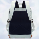 Fashion Solid Color Student Computer Backpack Unisex Waterproof Backpack Me