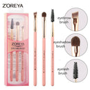 Zoreya Brand 3Pcs Face Makeup Brush Eye Make Up Tools Portable Makeup Brush
