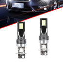 2X H3 60W 800LM COB LED Headlight Conversion Kit Bulbs 6000K Driving DRL Lamp