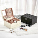 Fashion Design Leather Jewelry Box Jewelry Case Jewelry Package Storage Lar