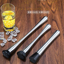 Drink Muddler Bar Tool Cocktail Muddler Stainless Steel for Home Party 28cm