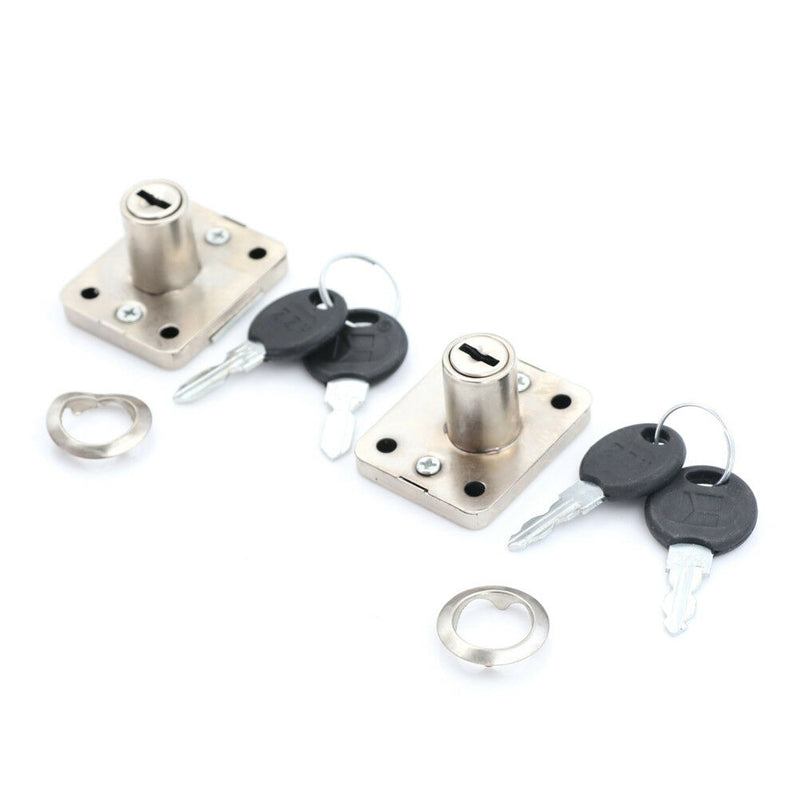 Metal Desk Drawer Dead Bolt Lock For Drawer Box Cabinet Cupboard Panel+2  ME