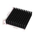 40x40x10mm Black Radiator Aluminum Heatsink Extruded Profile Heat Dissipati
