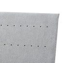Velvet Jewelry Frame Tray Rings Earrings Display Board Grey