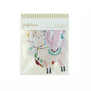 50pcs alpaca cardstock diecut stickers for scrapbooking card making  Z