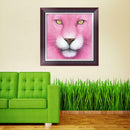 Full Drill DIY 5D Diamond Painting Pink Leopard Diamond Cross Stitch Craft