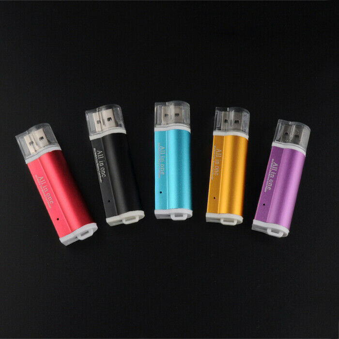 New All In 1 Mini Usb 2.0 Micro-SD Tf M2 Ms T flash Card Reader Adapter Hig F8P9