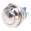3A / 3V-250V push button switch push button 16 mm nickel-plated brass Z8O6