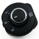 Exterior Rear Side Mirror Switch Adjust Knob For Volkswagen Polo 6R 2011-20 P1V8