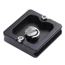 PU-40 Universal Quick Release Plate J1 N1 Tripod Ball Head Arca Swiss+1/4" Screw