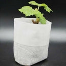 500pcs Plant Fiber Nursery Pots Seedling Raising Bag Plants Holder Garde HNA