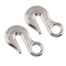 2 x 3/8" Sling Stainless Steel Winch Cable Eye Hook Trailer Boat Towing Chain