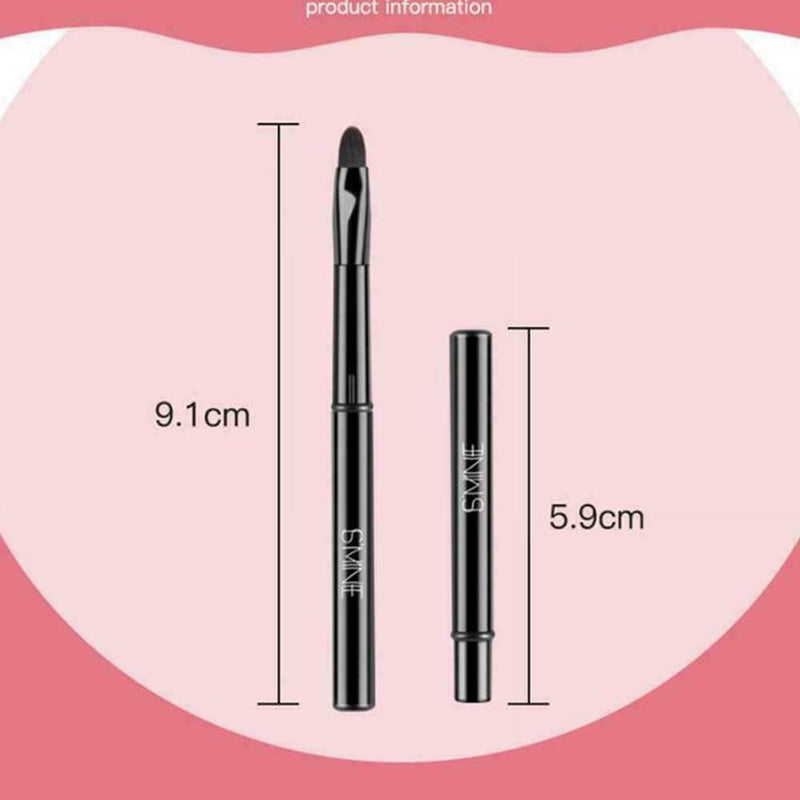 2-in-1 Beauty Retractable Lip Eyeliner Brushes Makeup 1pcs A Tools Cosmetic O5C5