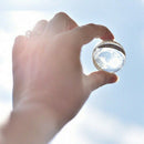 Transparent color Glass Crystal Ball Healing Sphere Photography Props ball  I2H5