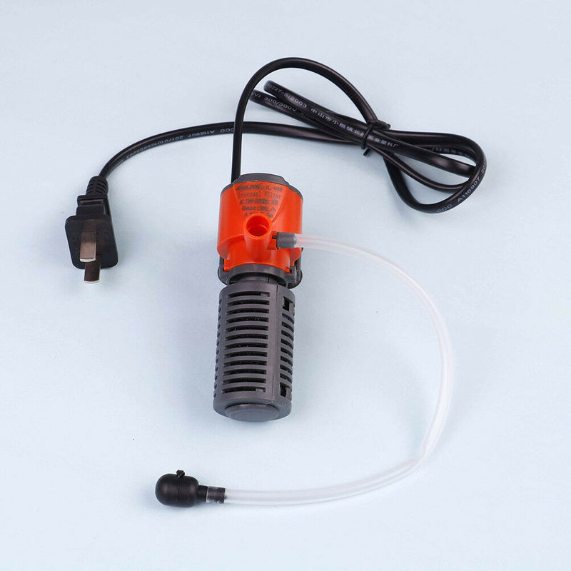Mini 3in1 Multi-function Aquarium Purifier Water Quality Tank Filter Air Pump OZ