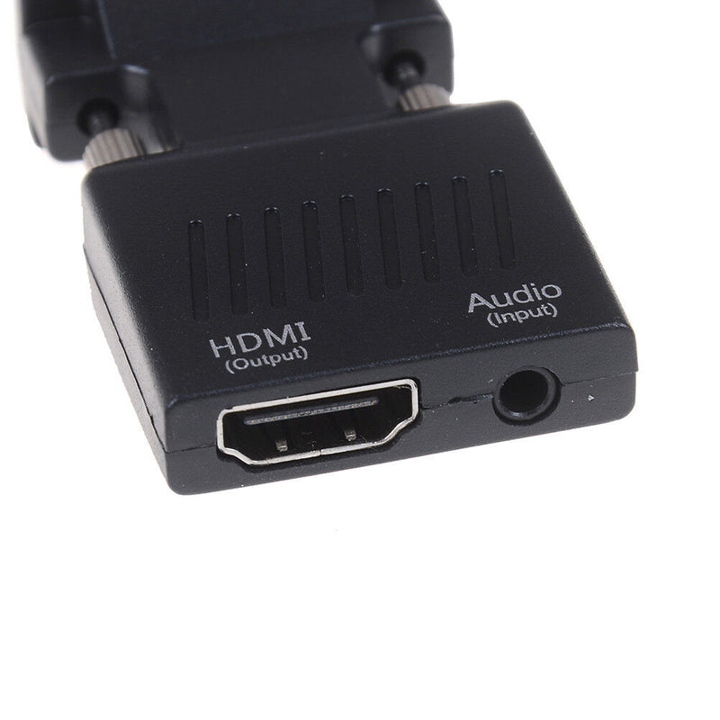 1Pc VGA to HDMI converter with audio full HD VGA to HDMI adapter LJ