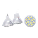 3pcs MR11 12 SMD 5050 LED Light AC & DC 12V Pure White O8N7