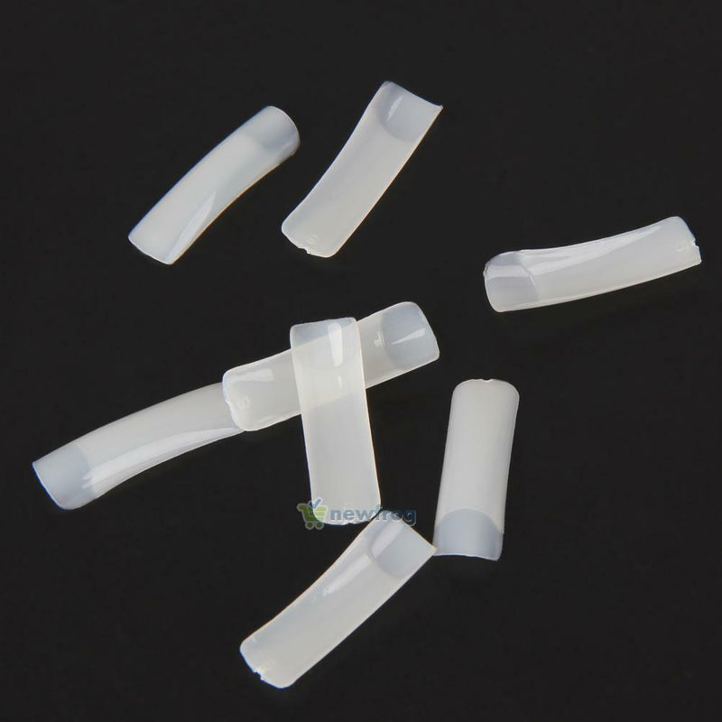 500 PCS Natural French False Acrylic UV Gel Half / Full Nail Art Tips Tools