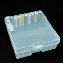 Transparent Battery Storage Box For AAA Battery 14.95x15.5x5.45cm