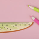 15cm Cute Plastic Ruler Creative Fruit Ruler For Kids Student Novelty'Stationery