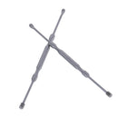 2Pcs Stainless steel earpick ear wax stick remover curette cleaner ear cleaniME